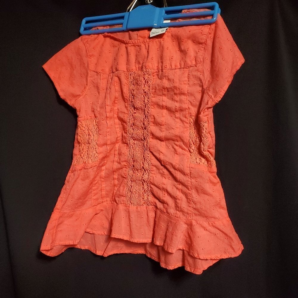 Sonoma Pink Top with Lace Detailing (6X)